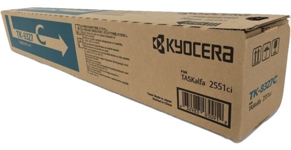 Kyocera TK-8327C Cyan Toner Cartridge [1T02NPCUS0]