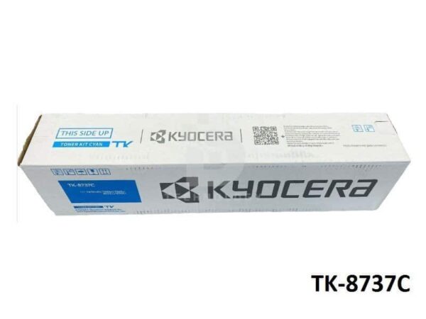 Kyocera TK-8737C Cyan Toner Cartridge [1T02XNCUS0]