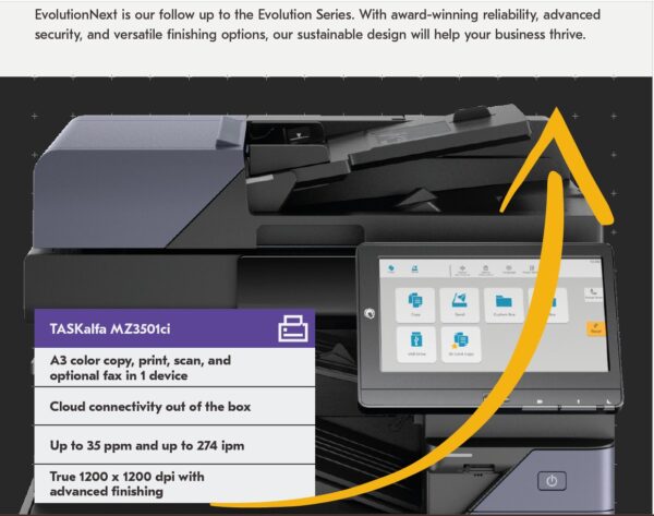 Make Your TASKalfa MZ2501ci into a MZ3501ci with UG-52