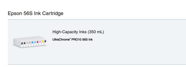 Epson T56S Gray 350mL T56S720