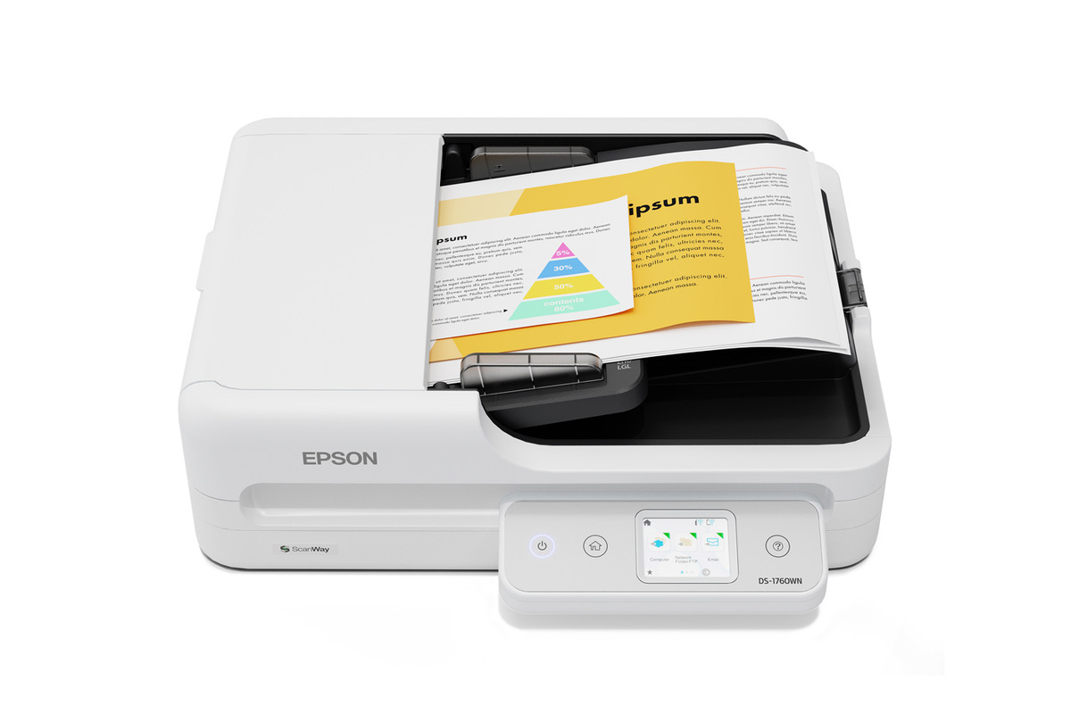 Epson DS-1760WN Network Flatbed Color Duplex Document Scanner B11B274201 - Image 9